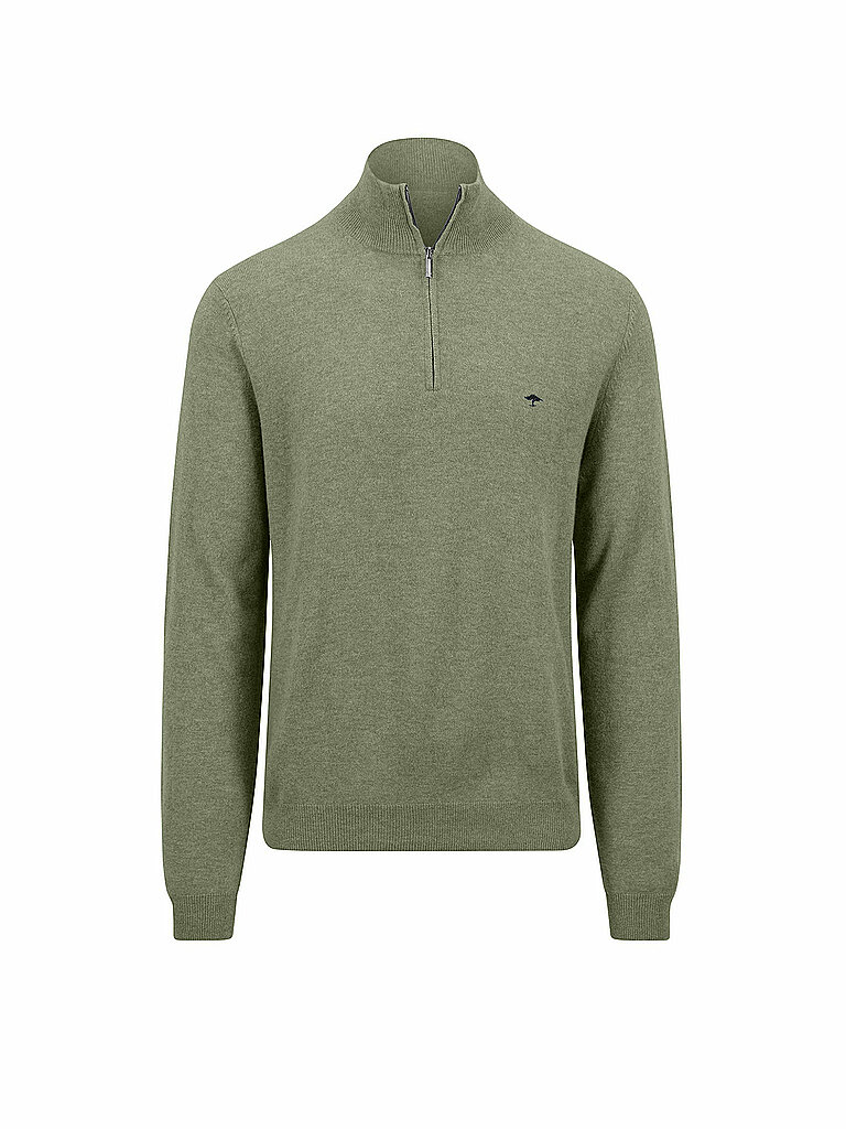 FYNCH HATTON Troyer Pullover olive | 4XL FYNCH HATTON Troyer Pullover olive | 4XL von FYNCH HATTON