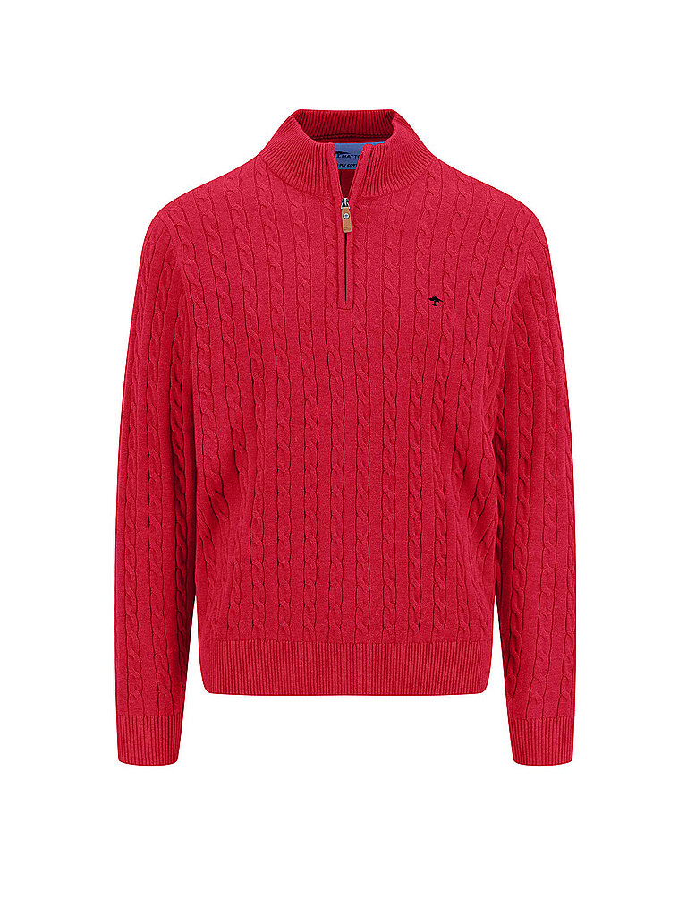 FYNCH HATTON Troyer Pullover  rot | L von FYNCH HATTON