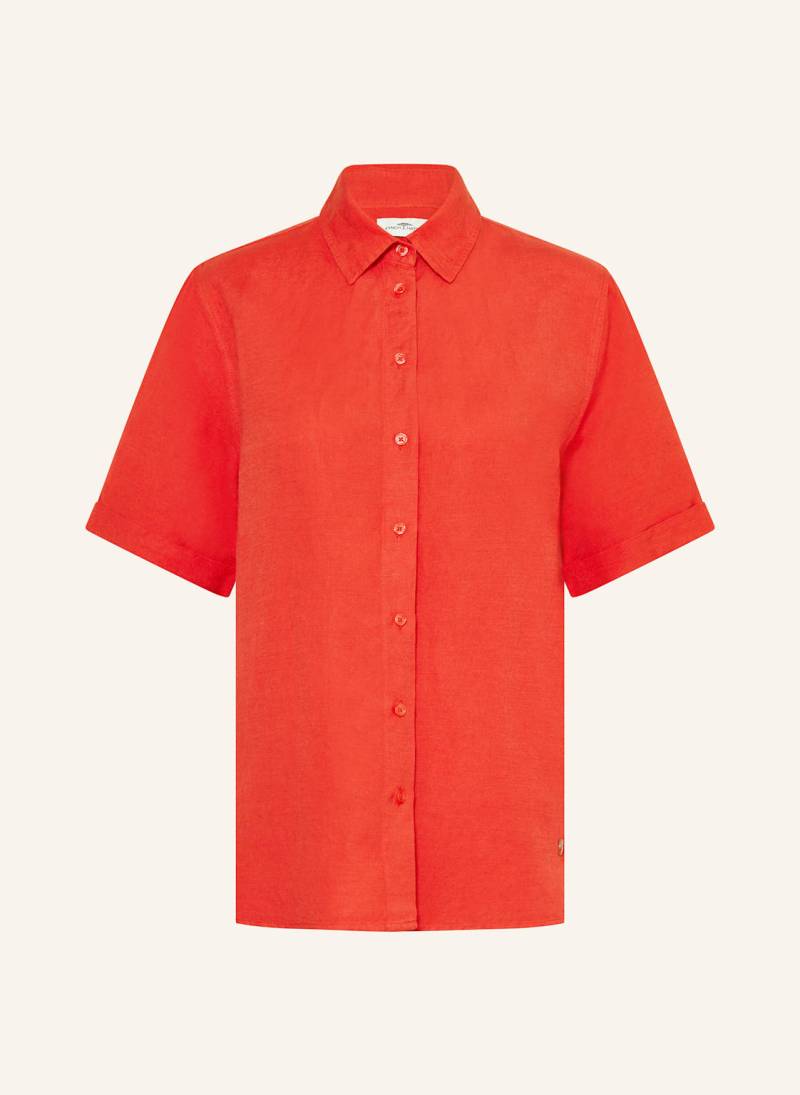 Fynch-Hatton Hemdbluse Mit Leinen rot von FYNCH-HATTON