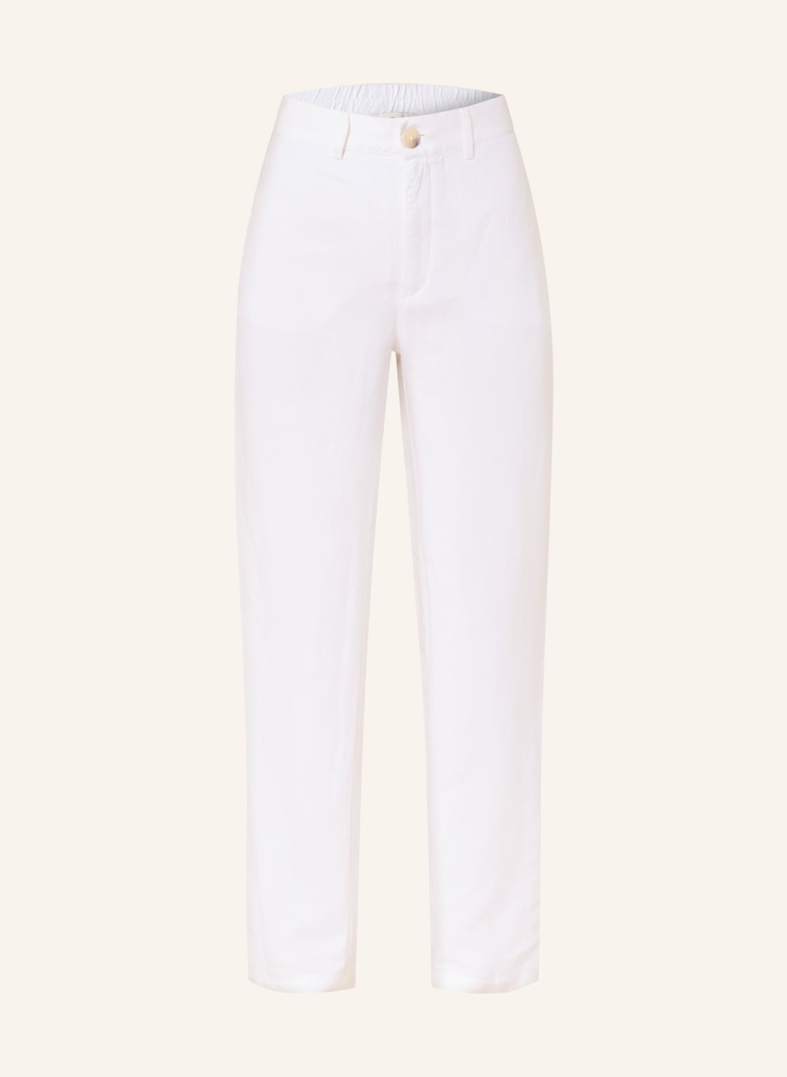 Fynch-Hatton Hose Mit Leinen weiss Fynch-Hatton Hose Mit Leinen weiss von FYNCH-HATTON