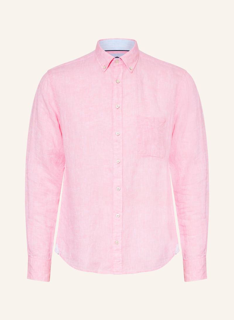 Fynch-Hatton Leinehemd Regular Fit rosa von FYNCH-HATTON