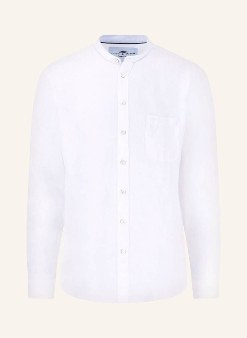 Fynch-Hatton Leinenhemd Regular Fit weiss von FYNCH-HATTON