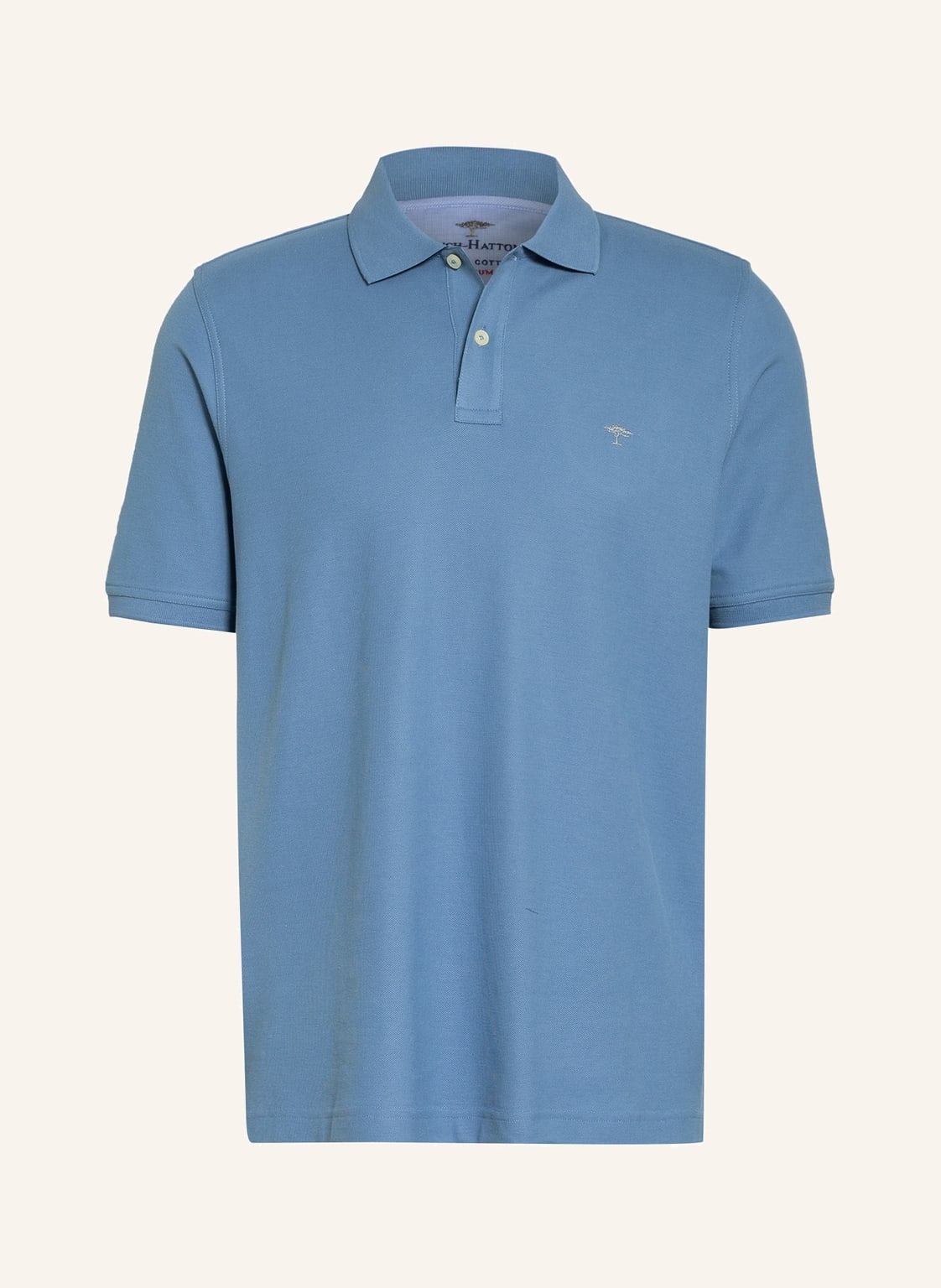 Fynch-Hatton Piqué-Poloshirt blau von FYNCH-HATTON