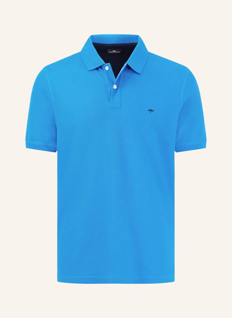 Fynch-Hatton Piqué-Poloshirt blau von FYNCH-HATTON