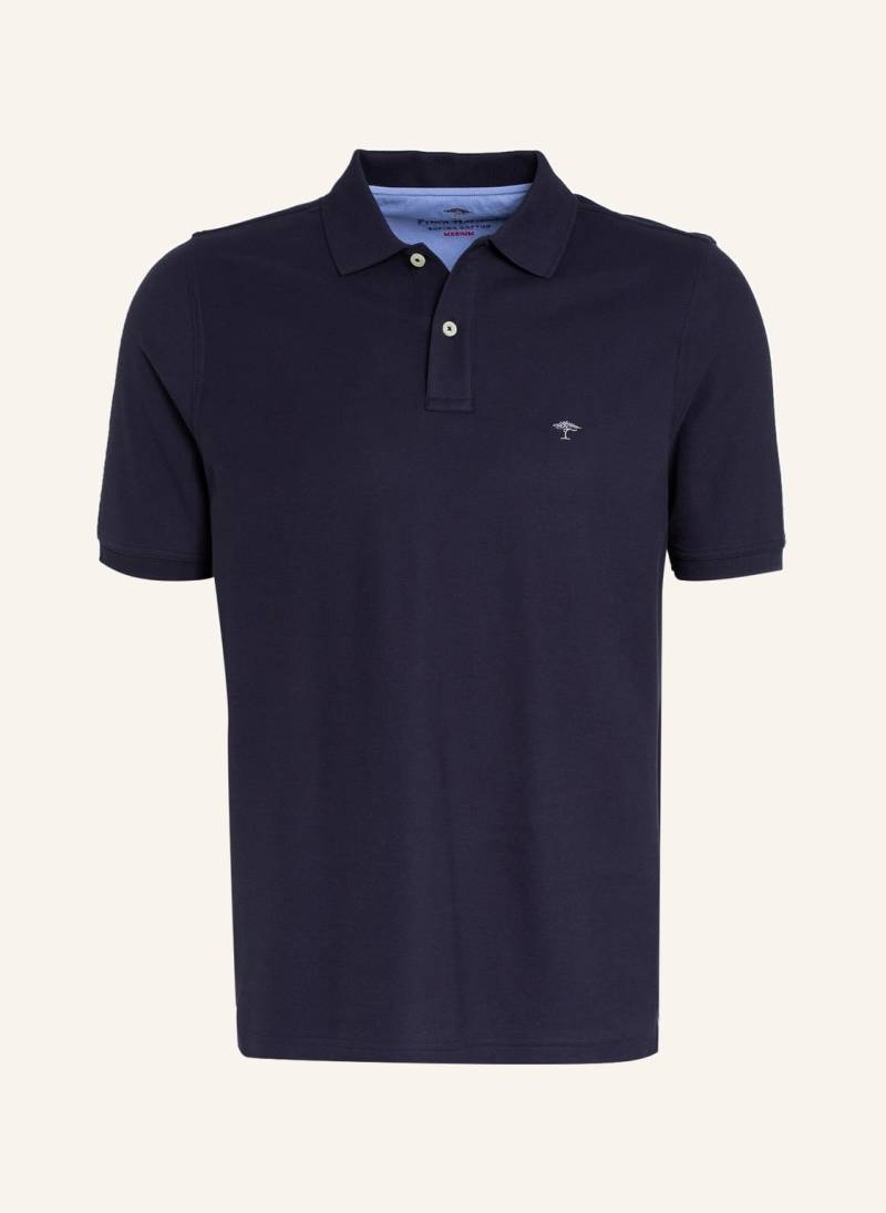 Fynch-Hatton Piqué-Poloshirt blau von FYNCH-HATTON