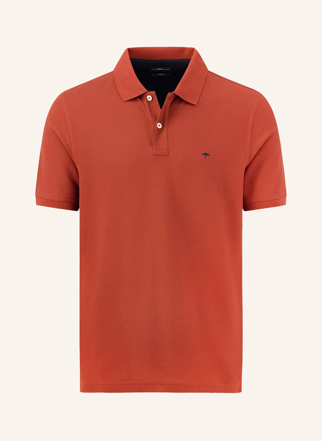 Fynch-Hatton Piqué-Poloshirt braun von FYNCH-HATTON