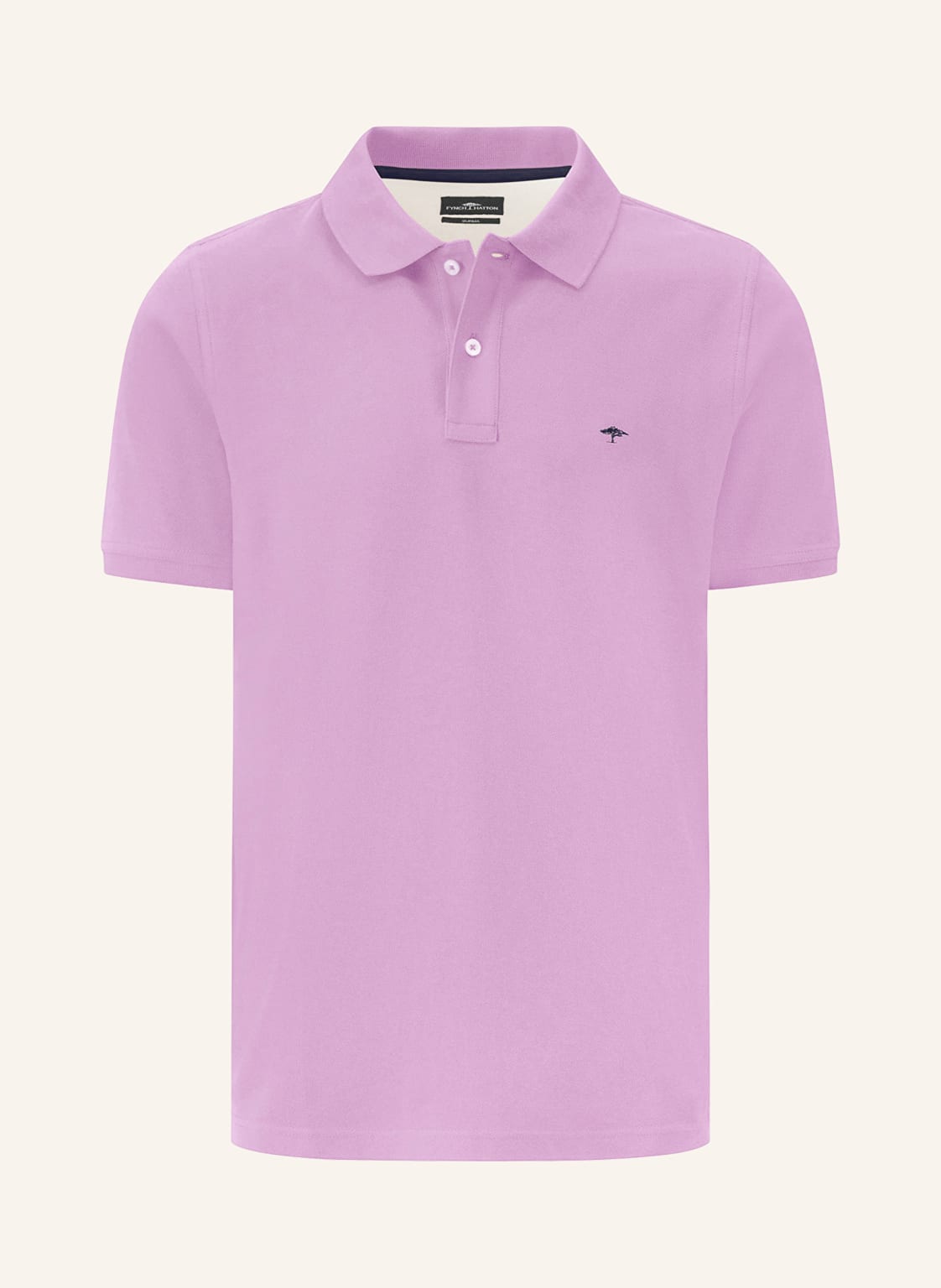 Fynch-Hatton Piqué-Poloshirt lila von FYNCH-HATTON