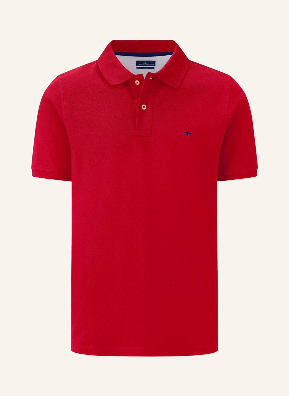 Fynch-Hatton Piqué-Poloshirt rot von FYNCH-HATTON