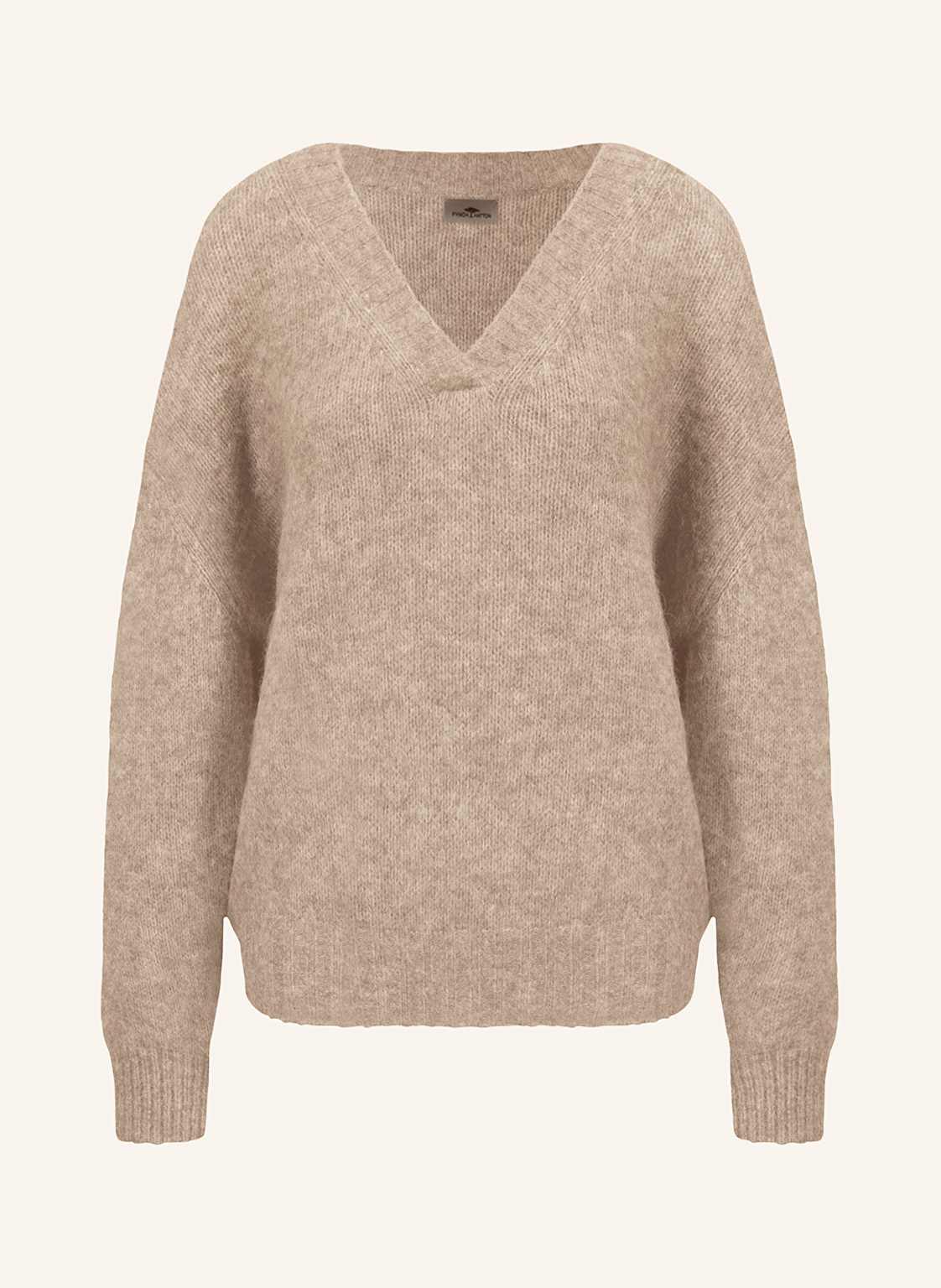 Fynch-Hatton Pullover Mit Alpaka beige von FYNCH-HATTON