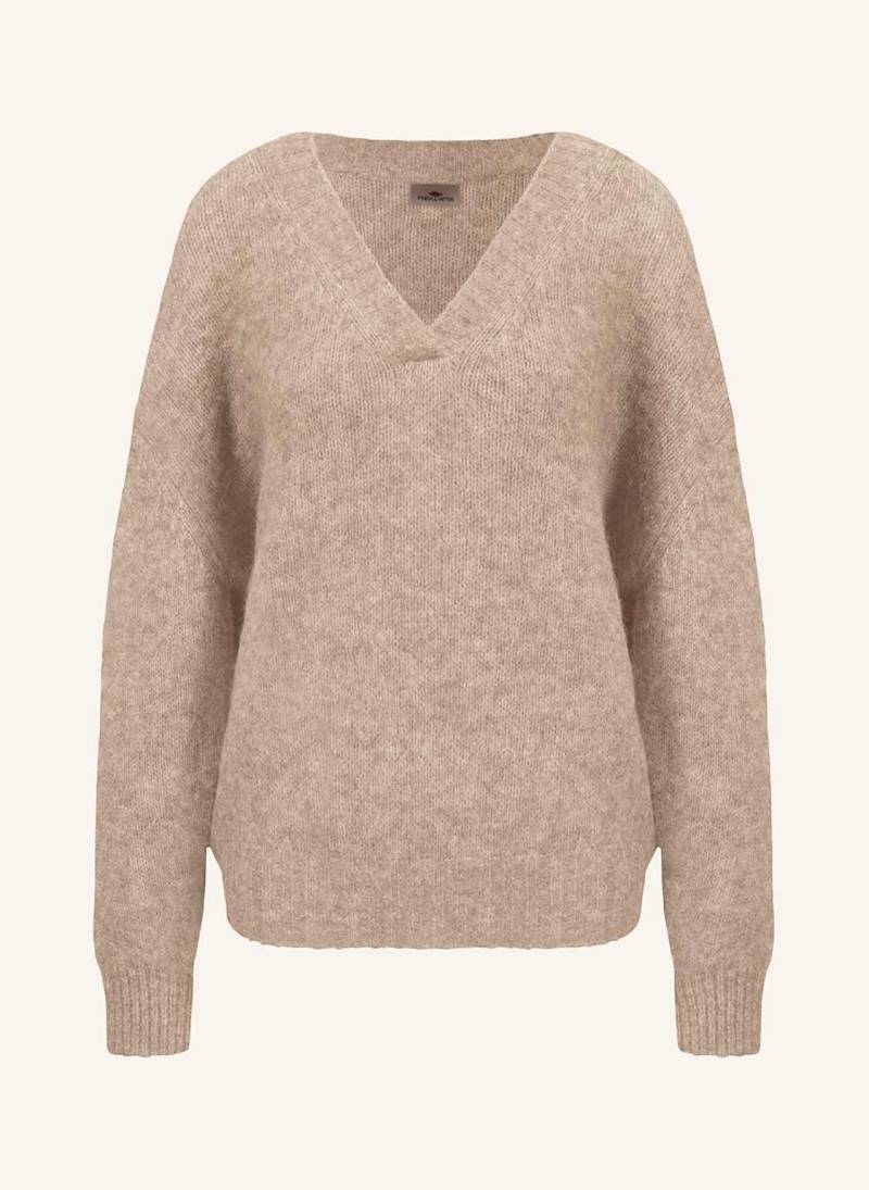 Fynch-Hatton Pullover Mit Alpaka beige von FYNCH-HATTON