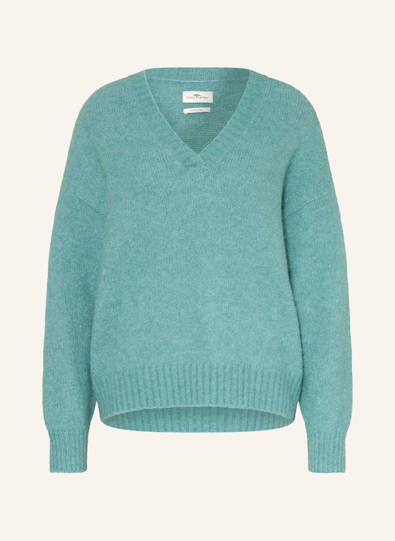 Fynch-Hatton Pullover Mit Alpaka blau von FYNCH-HATTON