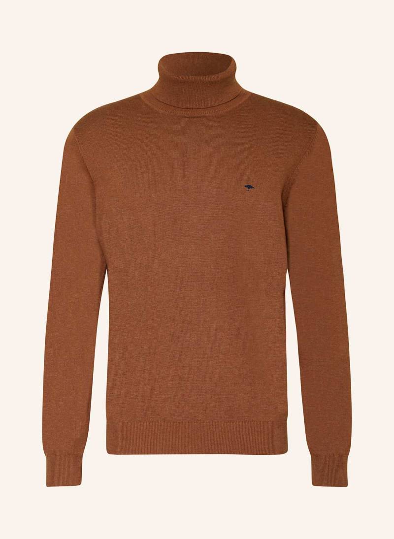 Fynch-Hatton Rollkragenpullover braun von FYNCH-HATTON