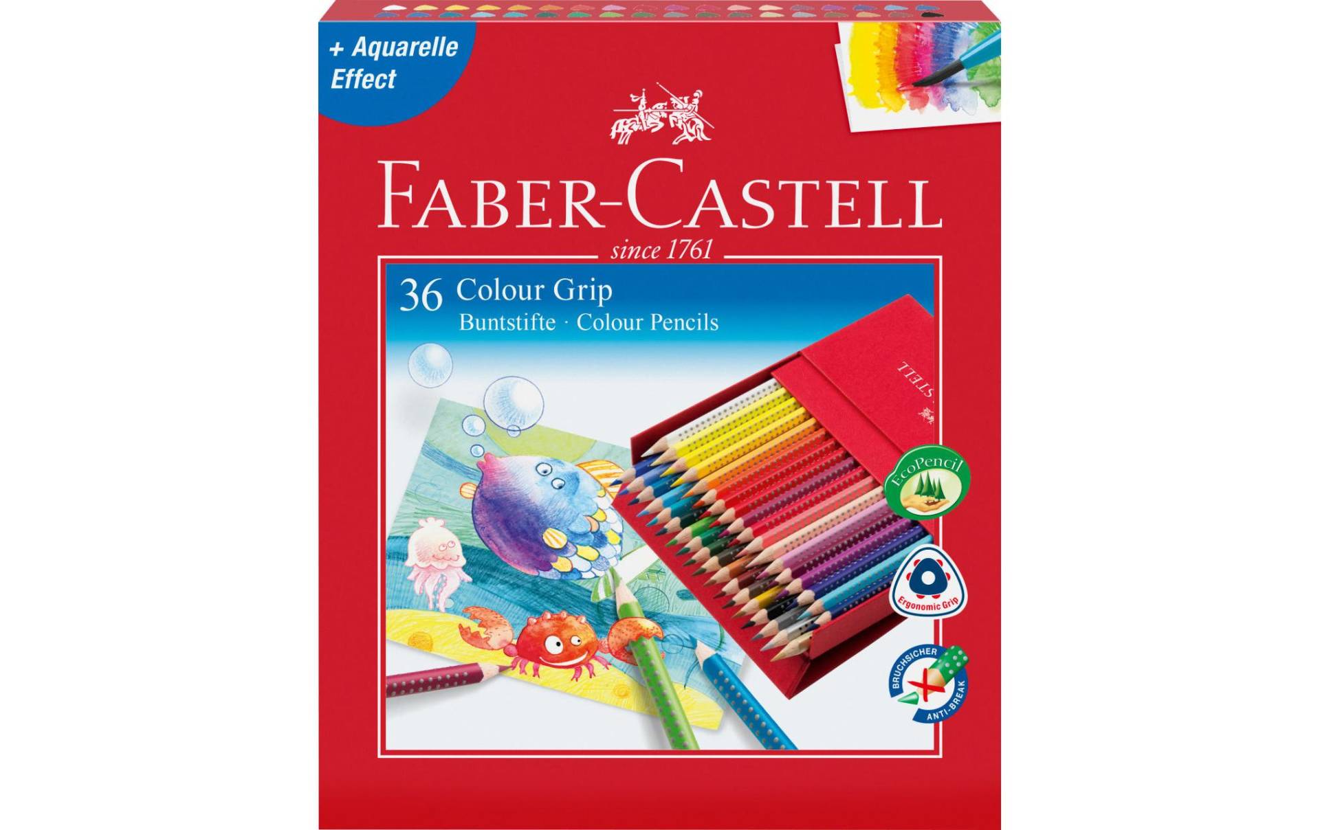 Faber-Castell Buntstift »Colour Gri«, Wasservermalbar von Faber-Castell