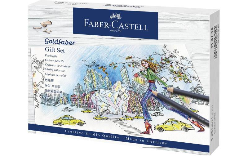 Faber-Castell Buntstift »Goldfarbenfaber«, Bruchsicher, Licht- und abriebbeständig, Wasservermalbar von Faber-Castell