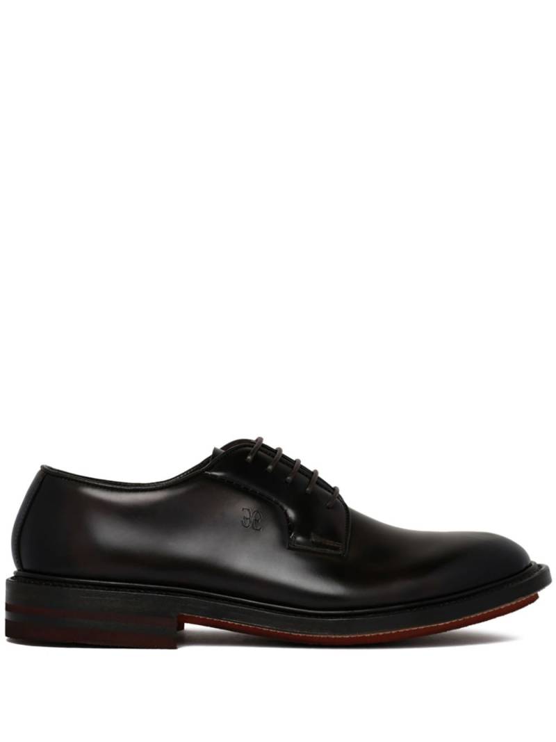 Fabi lace-up leather derby shoes - Brown von Fabi