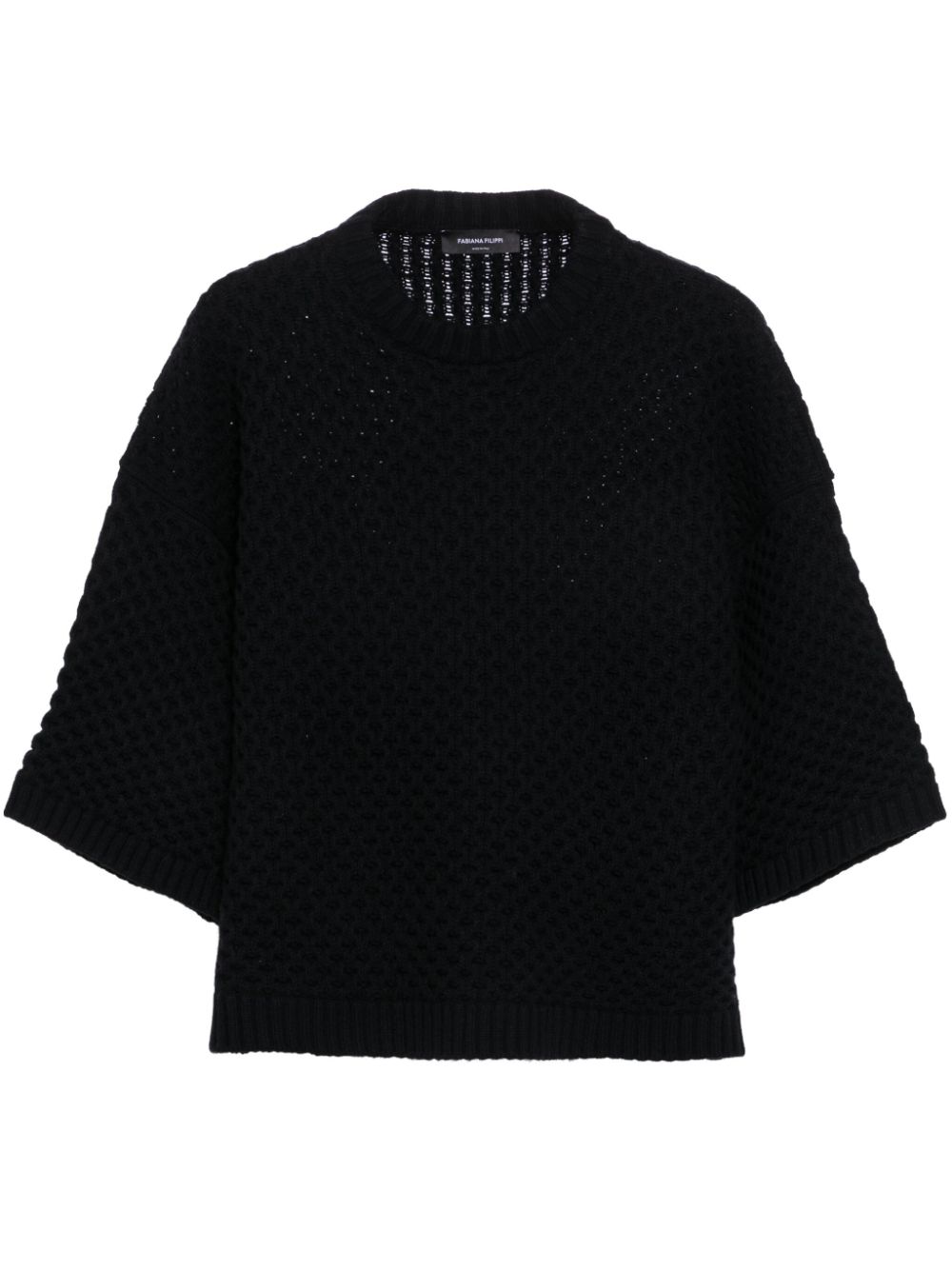 Fabiana Filippi 3D-chunky knit jumper - Black von Fabiana Filippi