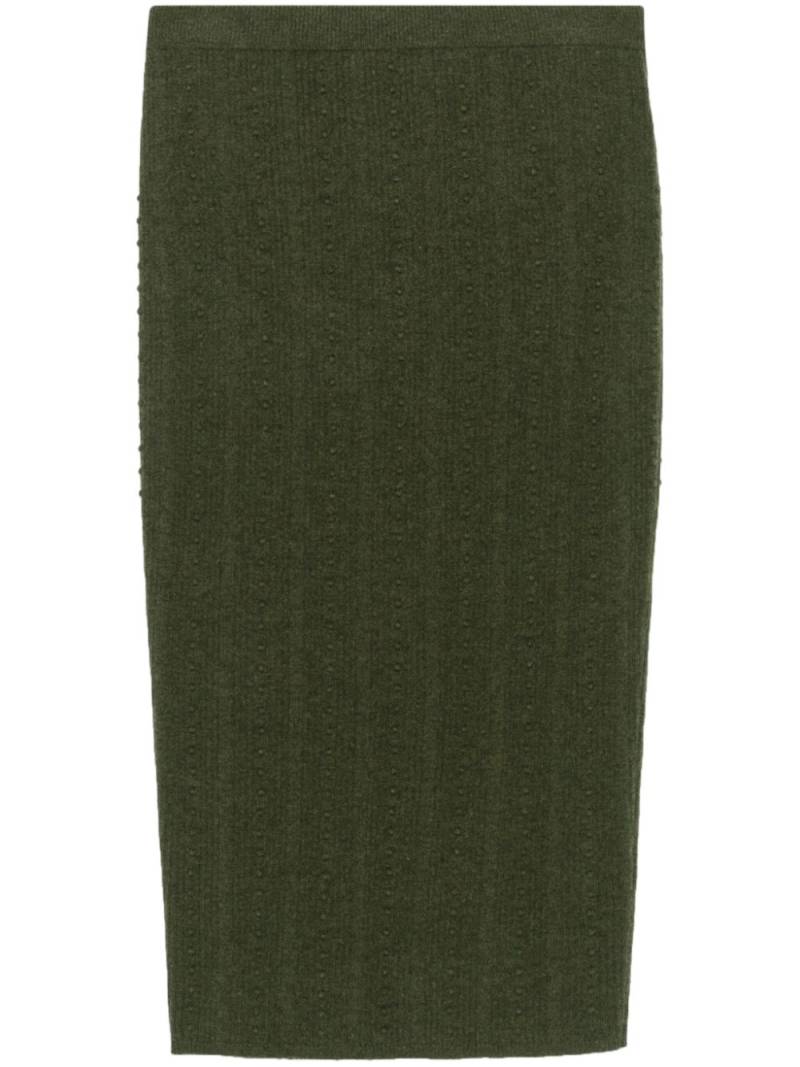 Fabiana Filippi 3D-knit midi skirt - Green von Fabiana Filippi