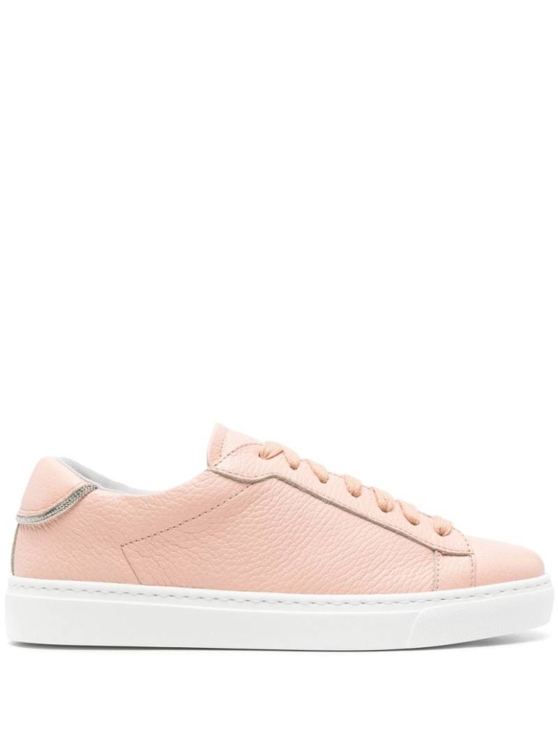 Fabiana Filippi Dalila leather sneakers - Pink von Fabiana Filippi