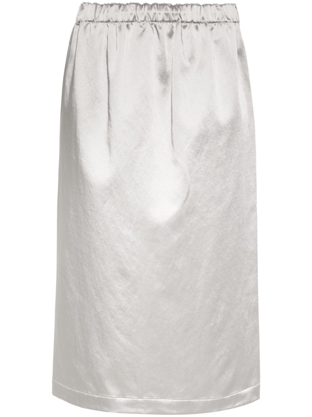 Fabiana Filippi Duchesse satin skirt - Silver von Fabiana Filippi