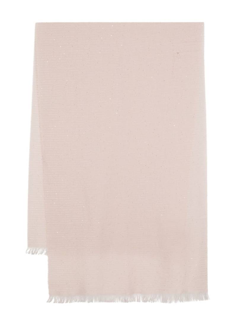 Fabiana Filippi Pashmina sequin-embellished scarf - Pink von Fabiana Filippi