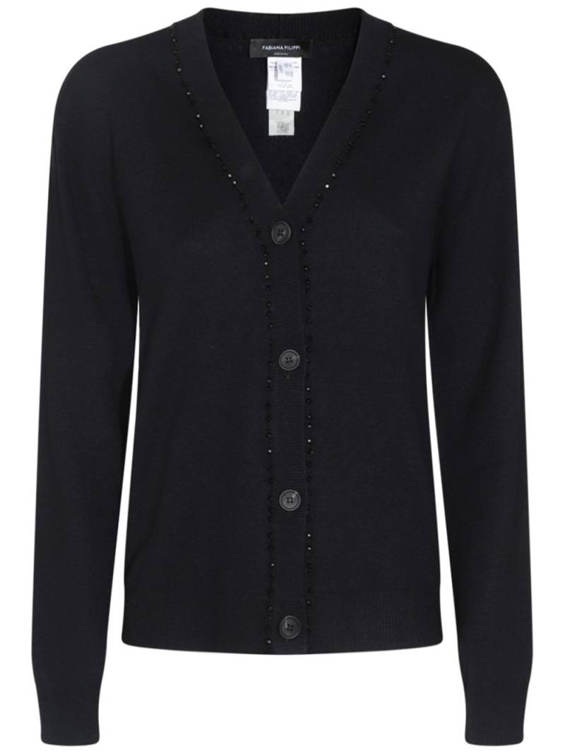 Fabiana Filippi Platinum cardigan - Black von Fabiana Filippi