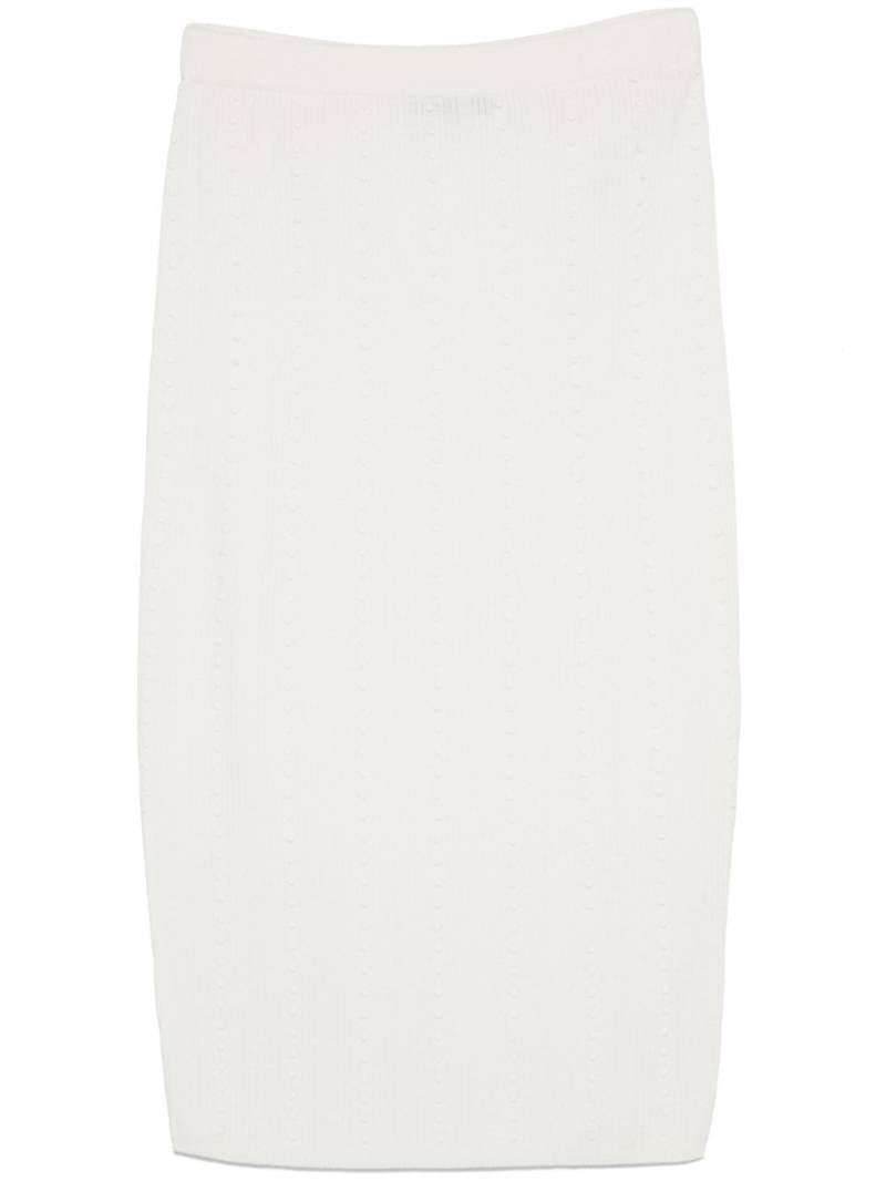 Fabiana Filippi Platinum midi skirt - White von Fabiana Filippi