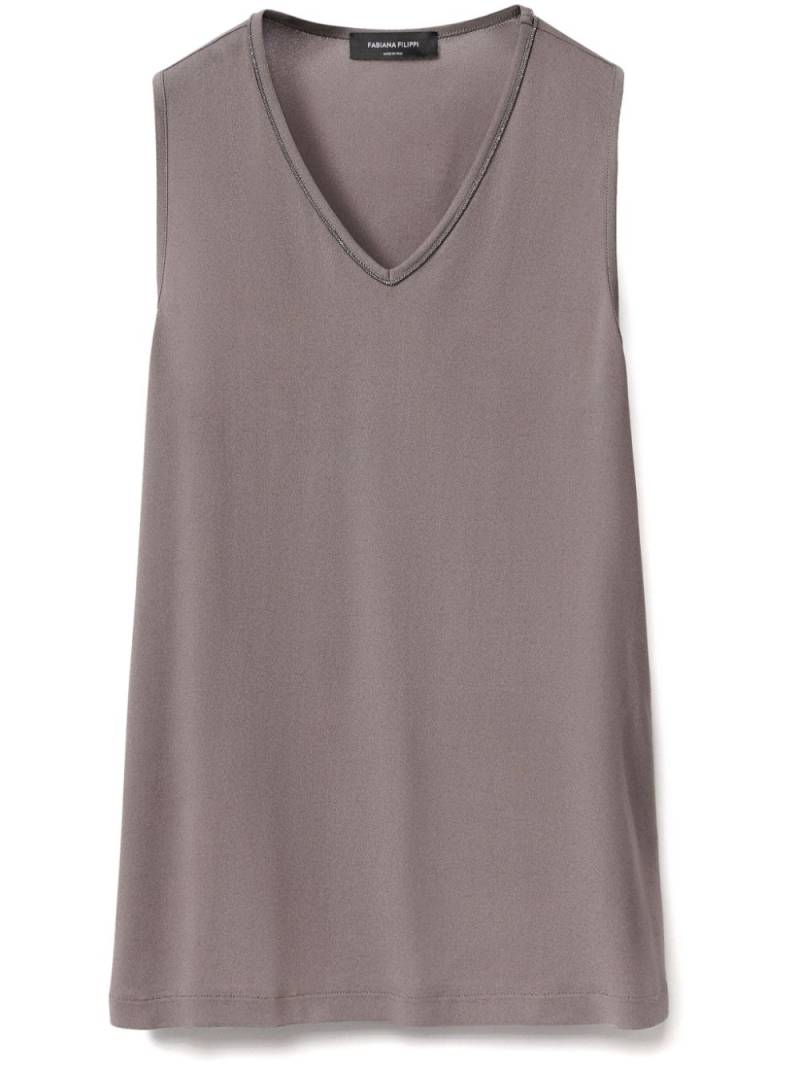 Fabiana Filippi Sablé vest - Grey von Fabiana Filippi