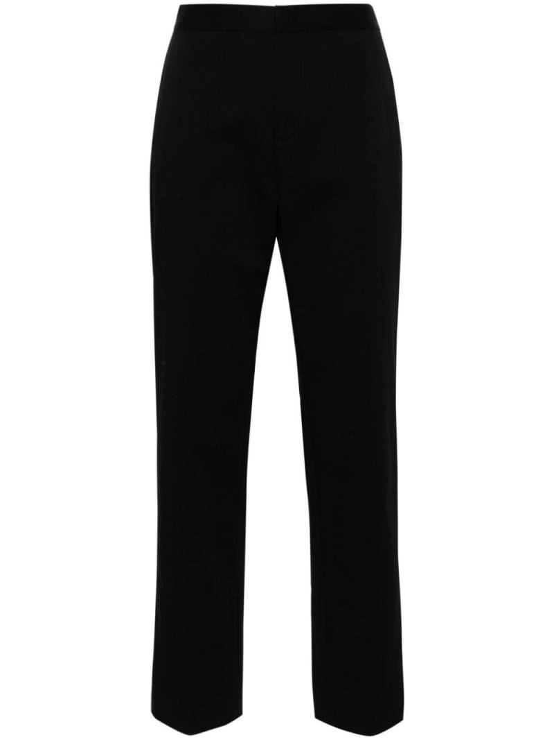 Fabiana Filippi bead-trim tapered trousers - Black von Fabiana Filippi