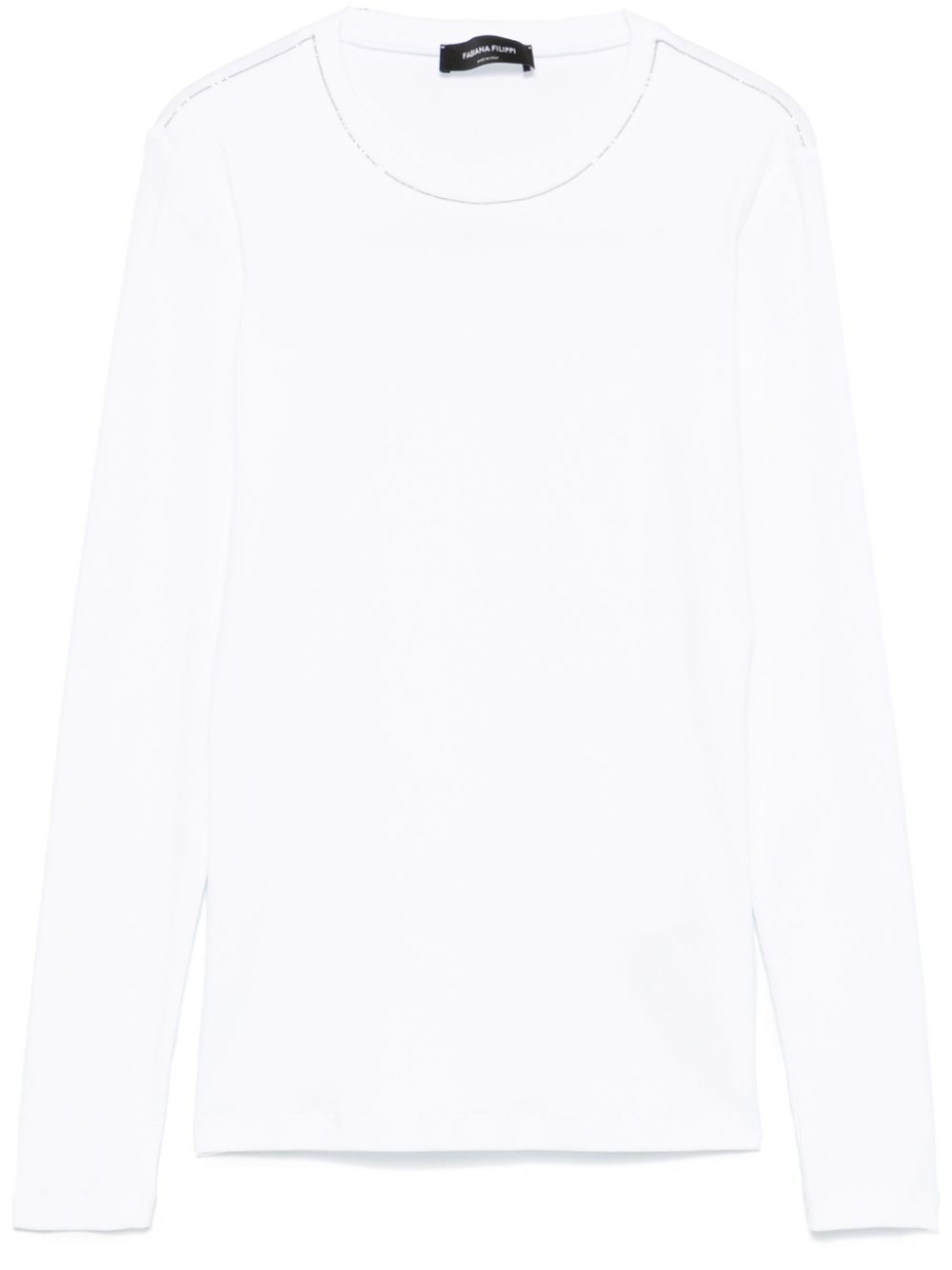 Fabiana Filippi beaded T-shirt - White von Fabiana Filippi