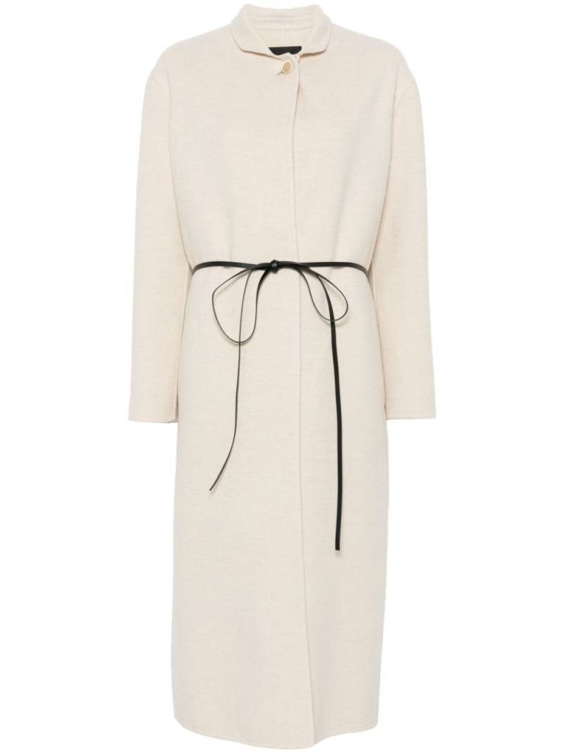 Fabiana Filippi belted coat - Neutrals von Fabiana Filippi