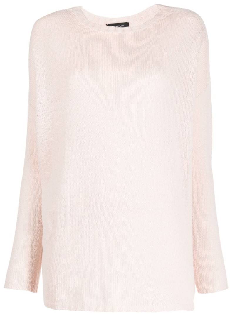 Fabiana Filippi boat-neck cashmere jumper - Pink von Fabiana Filippi