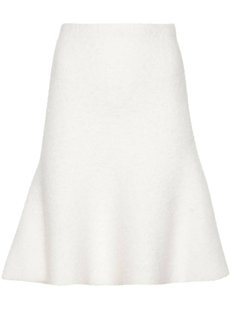 Fabiana Filippi bouclé fluted skirt - White von Fabiana Filippi