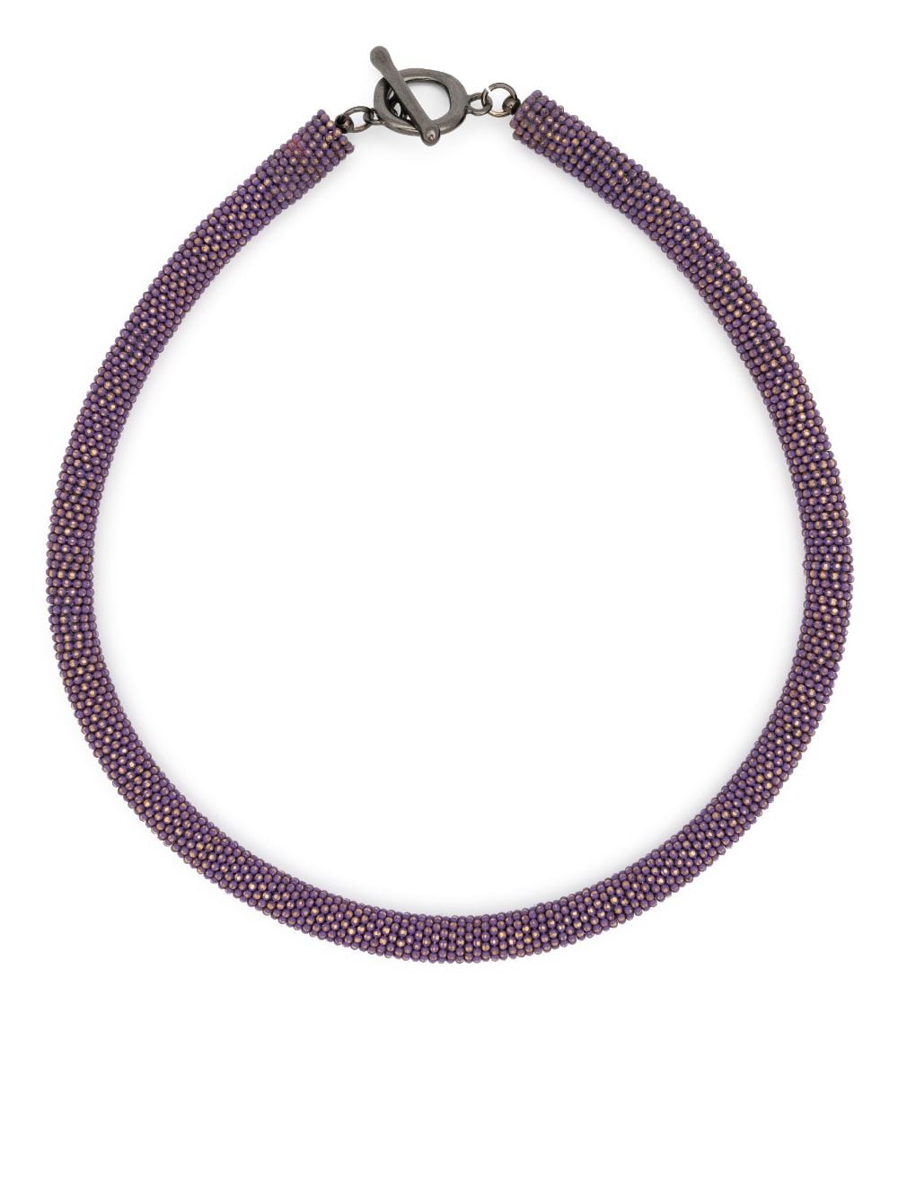 Fabiana Filippi chunky bead-chain necklace - Purple von Fabiana Filippi