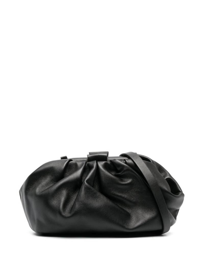 Fabiana Filippi clasp-fastening leather shoulder bag - Black von Fabiana Filippi