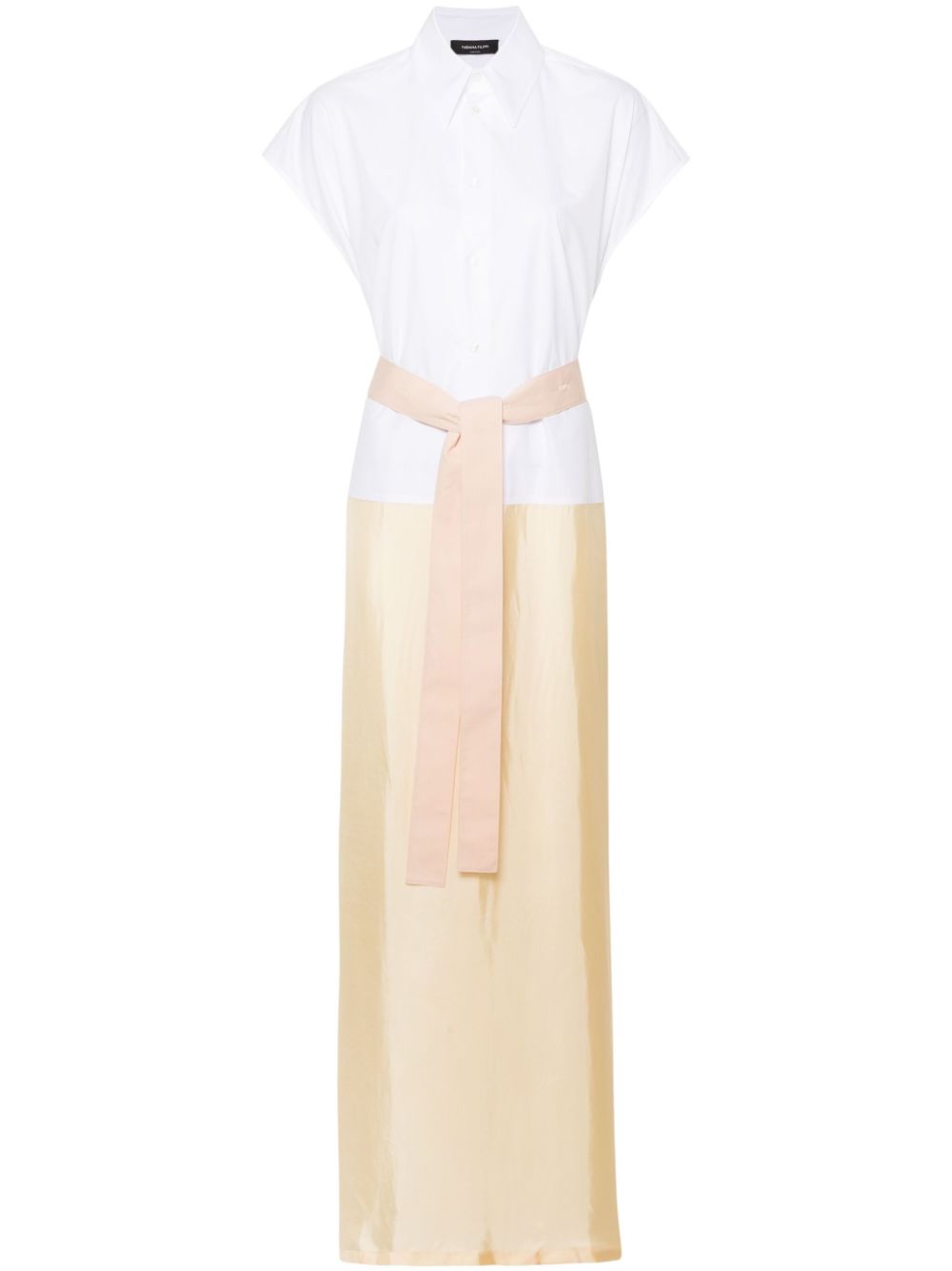 Fabiana Filippi colourblock maxi dress - White von Fabiana Filippi