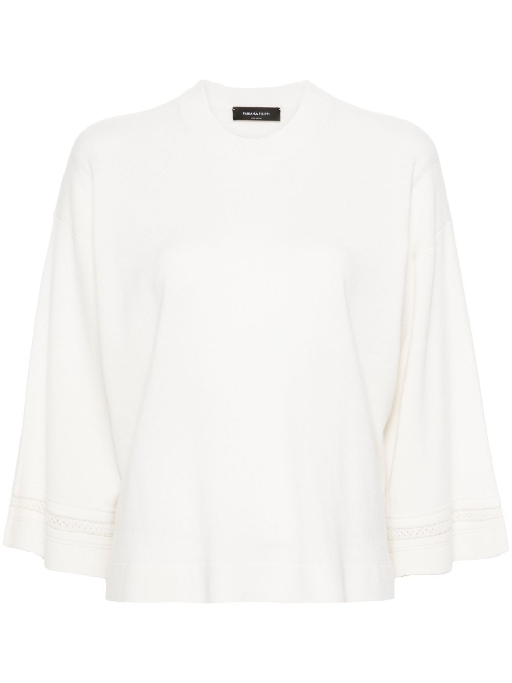 Fabiana Filippi crew-neck cashmere top - Neutrals von Fabiana Filippi