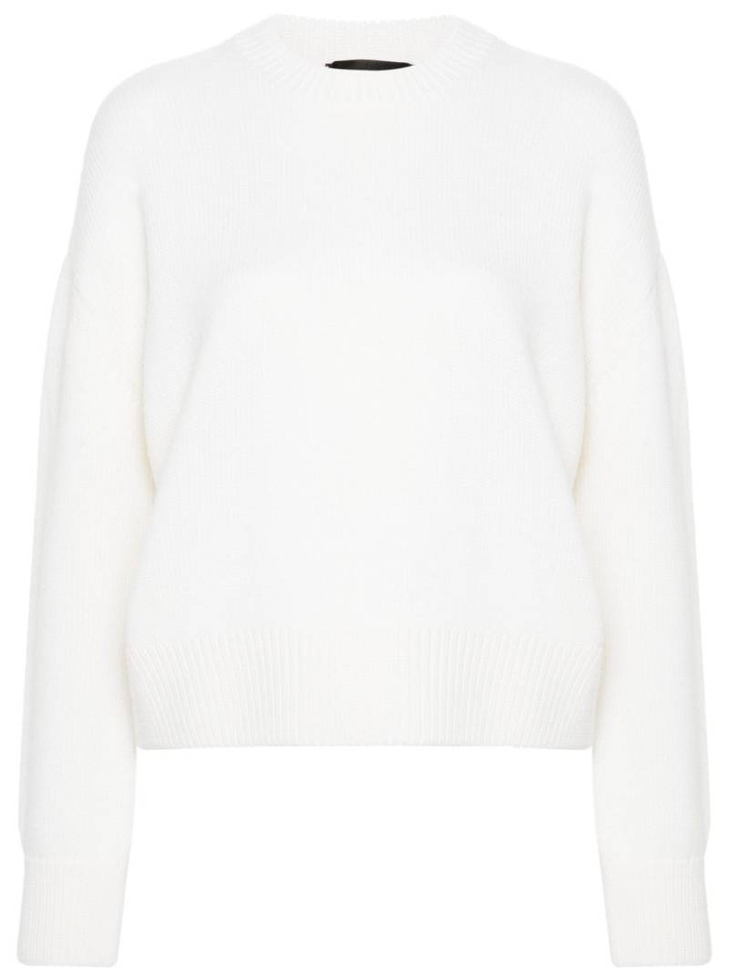 Fabiana Filippi crew-neck merino jumper - White von Fabiana Filippi