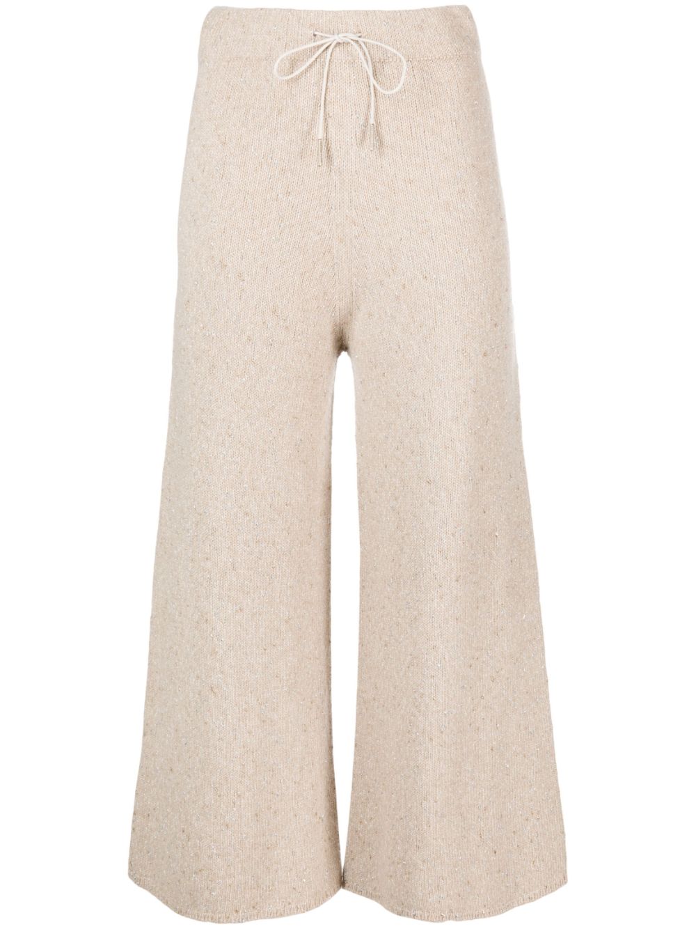 Fabiana Filippi cropped knitted trousers - Neutrals von Fabiana Filippi