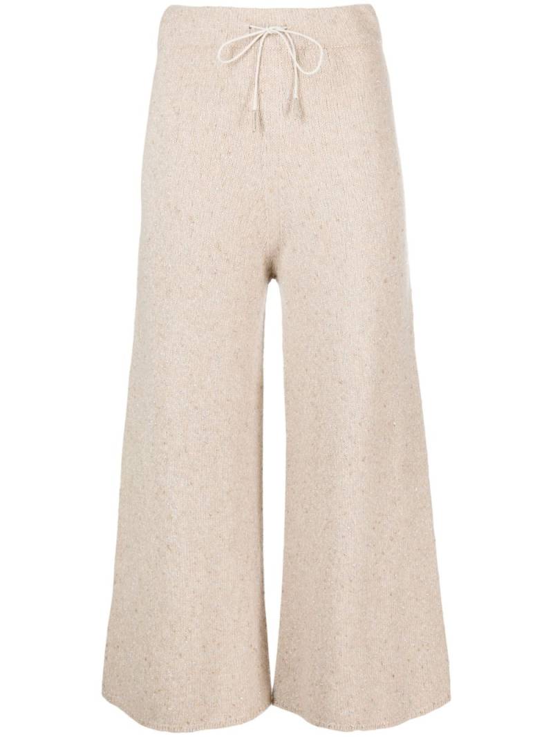 Fabiana Filippi cropped knitted trousers - Neutrals von Fabiana Filippi