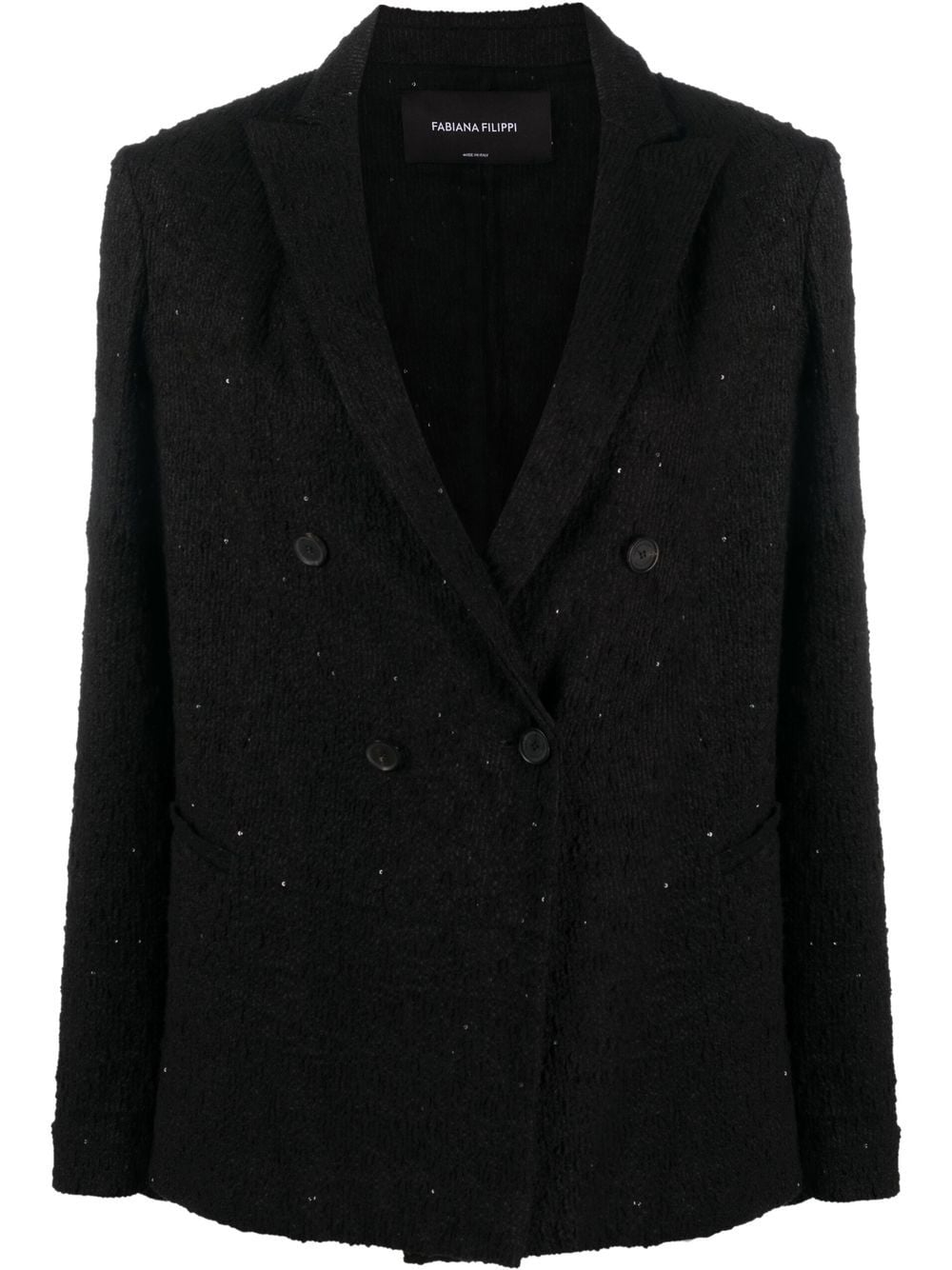 Fabiana Filippi double-breasted blazer - Black von Fabiana Filippi