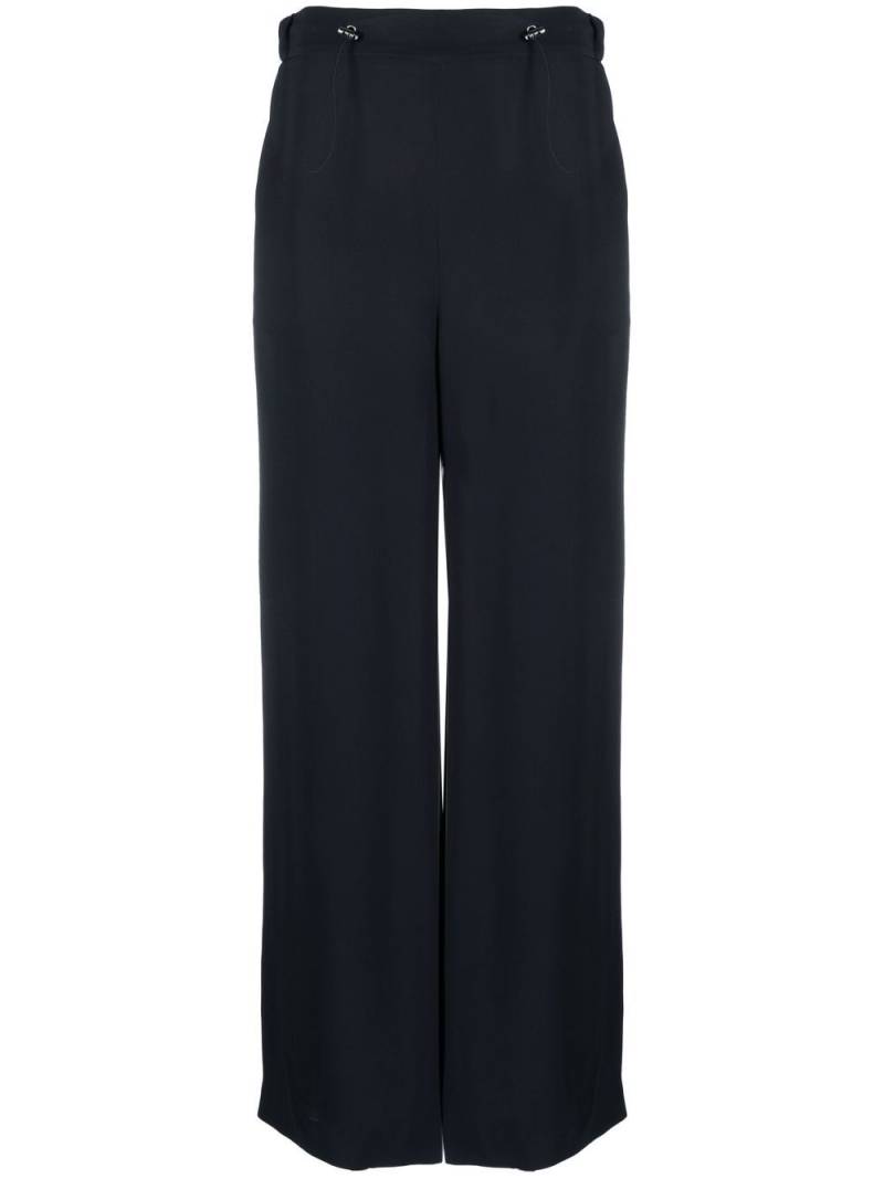 Fabiana Filippi double-breasted detail trousers - Blue von Fabiana Filippi