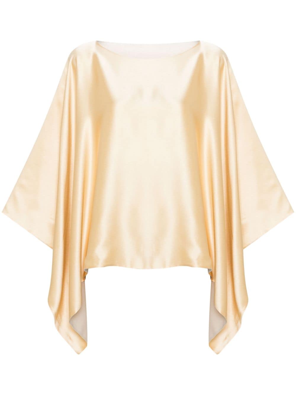 Fabiana Filippi draped satin blouse - Yellow von Fabiana Filippi