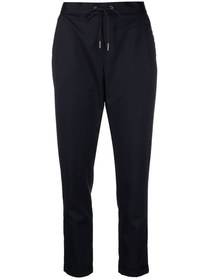 Fabiana Filippi drawstring-fastening waistband trousers - Blue von Fabiana Filippi