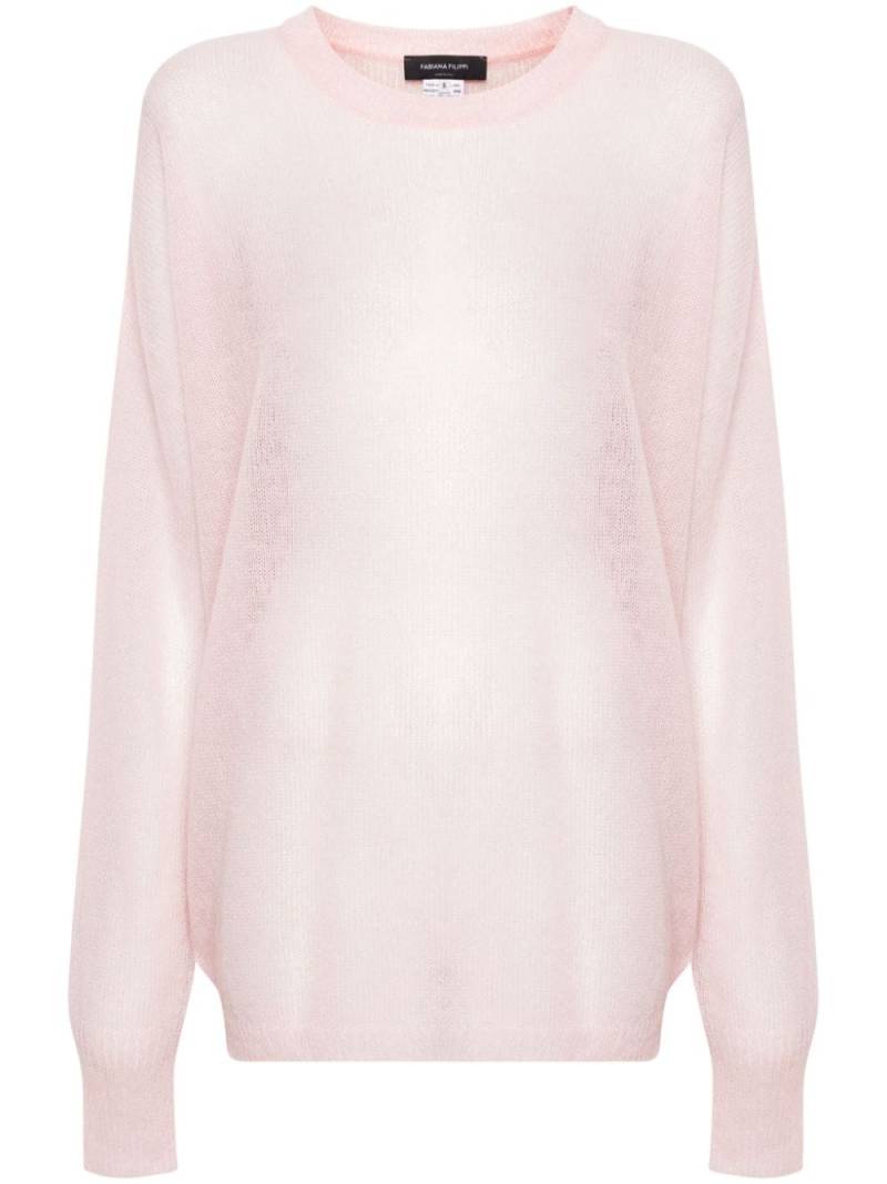 Fabiana Filippi drop-shoulder brushed jumper - Pink von Fabiana Filippi