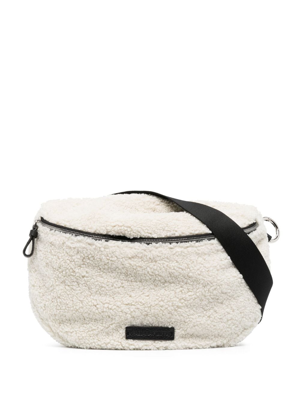 Fabiana Filippi faux-shearling belt bag - Neutrals von Fabiana Filippi