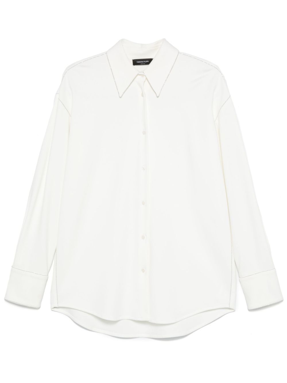 Fabiana Filippi flannel shirt - White von Fabiana Filippi