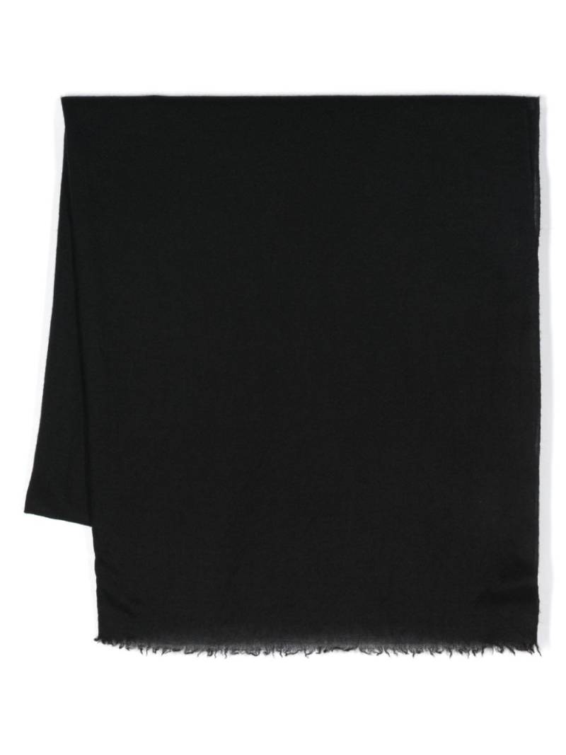 Fabiana Filippi frayed cashmere scarf - Black von Fabiana Filippi