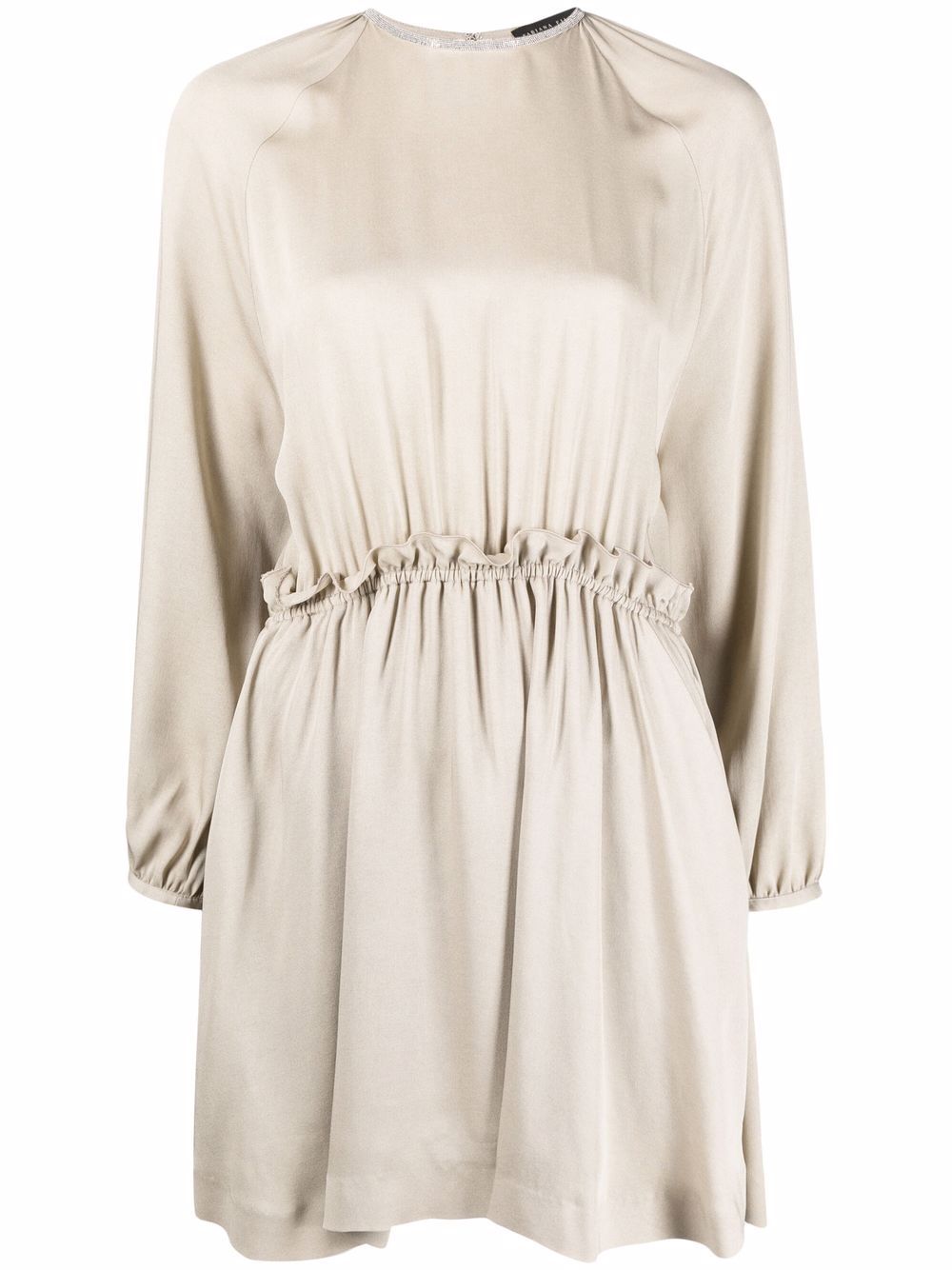 Fabiana Filippi gathered-waist mini dress - Grey Fabiana Filippi gathered-waist mini dress - Grey von Fabiana Filippi