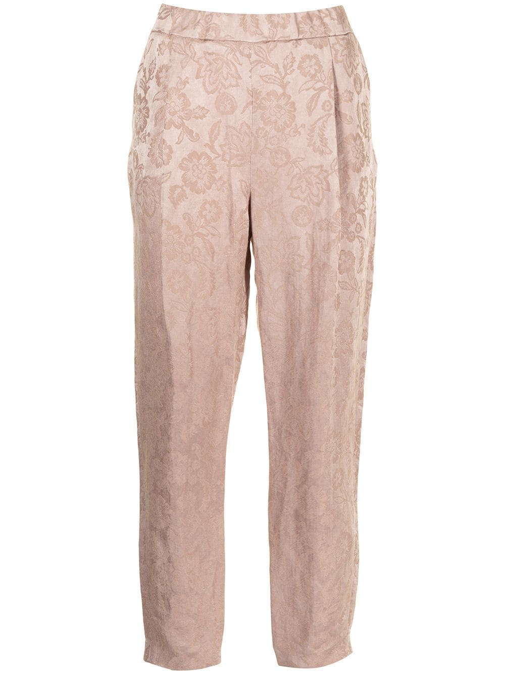 Fabiana Filippi high-rise cropped jacquard trousers - Neutrals von Fabiana Filippi