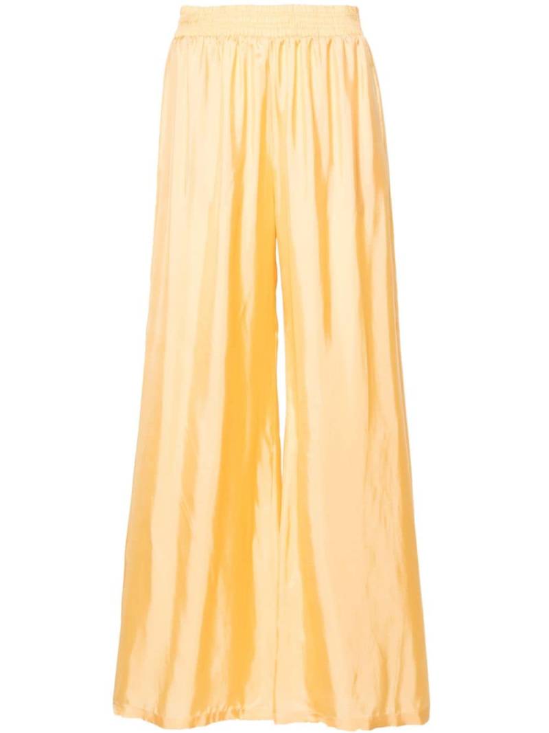 Fabiana Filippi high-waist satin palazzo trousers - Orange von Fabiana Filippi